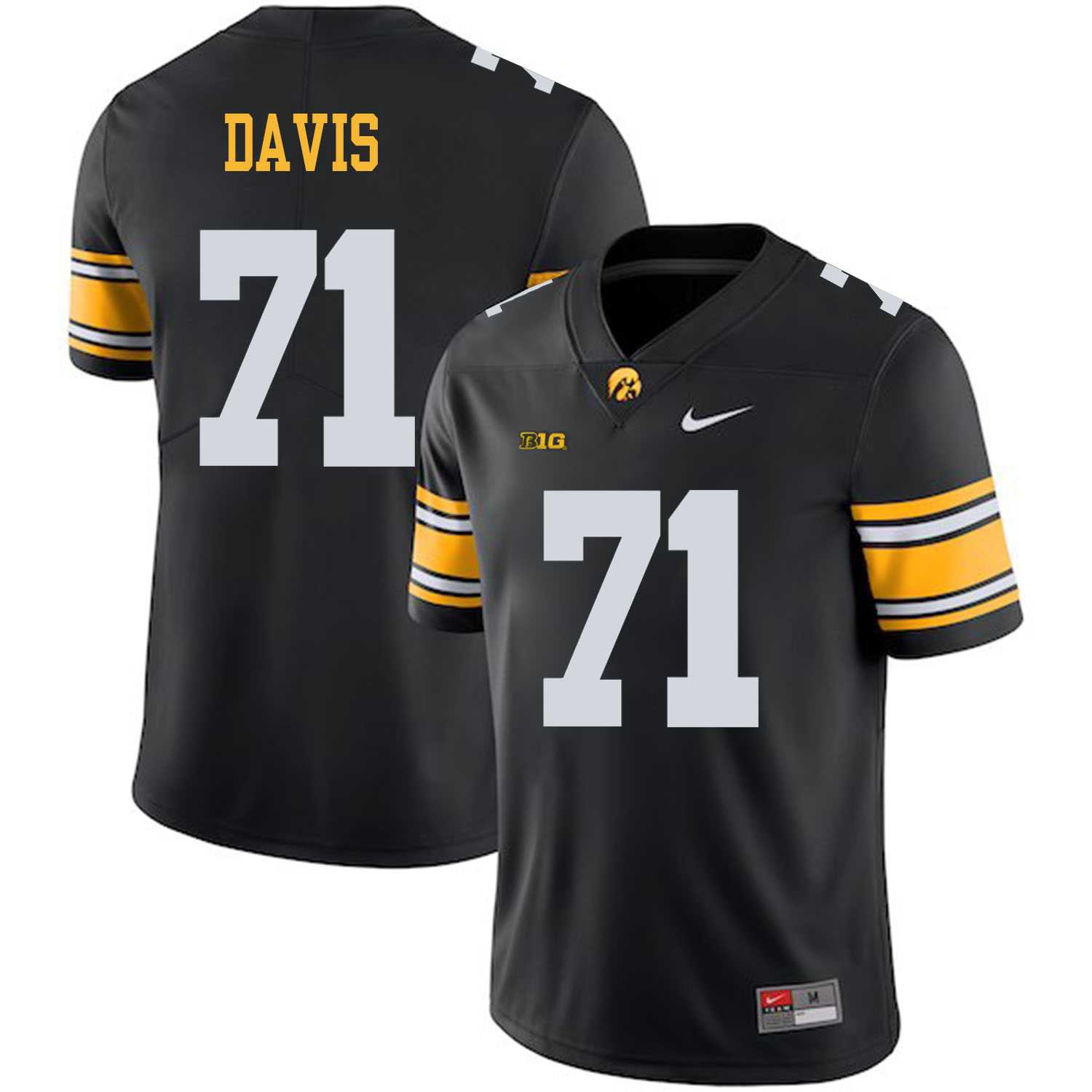 Iowa Hawkeyes 71 Carl Davis Black College Football Jersey Dzhi,We sell and wholesale Iowa Hawkeyes 71 Carl Davis Black College Football Jersey Dzhi on line form chian!